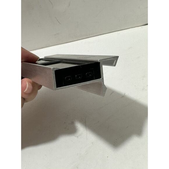 MFJ-108B 24/12 Hour Dual LCD Clock Extruded Aluminum Frame Local UTC No Battery - Picture 5 of 8